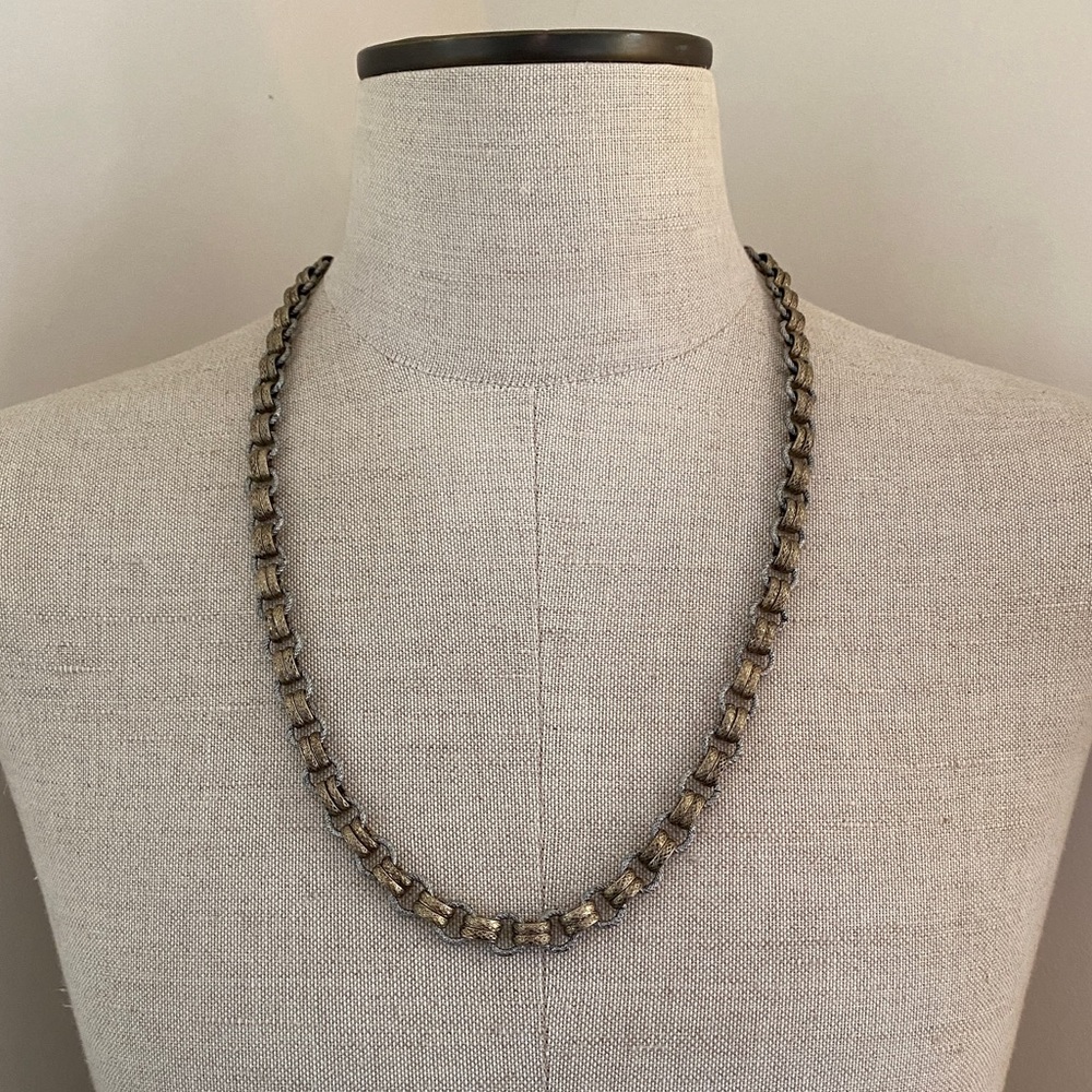 Vintage Kiam Family Silver and Gold Chain Necklace